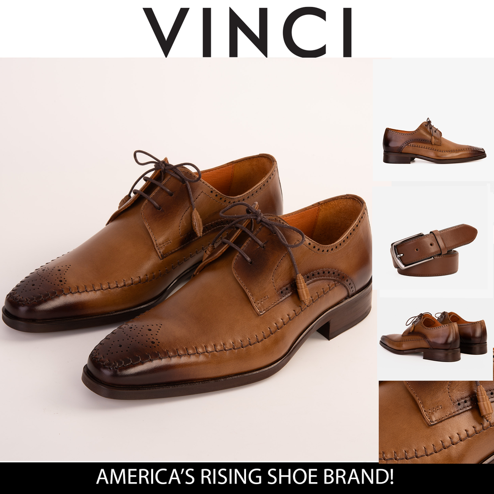 The Moon Tan Leather Derby Shoe Fine Craftsmanship