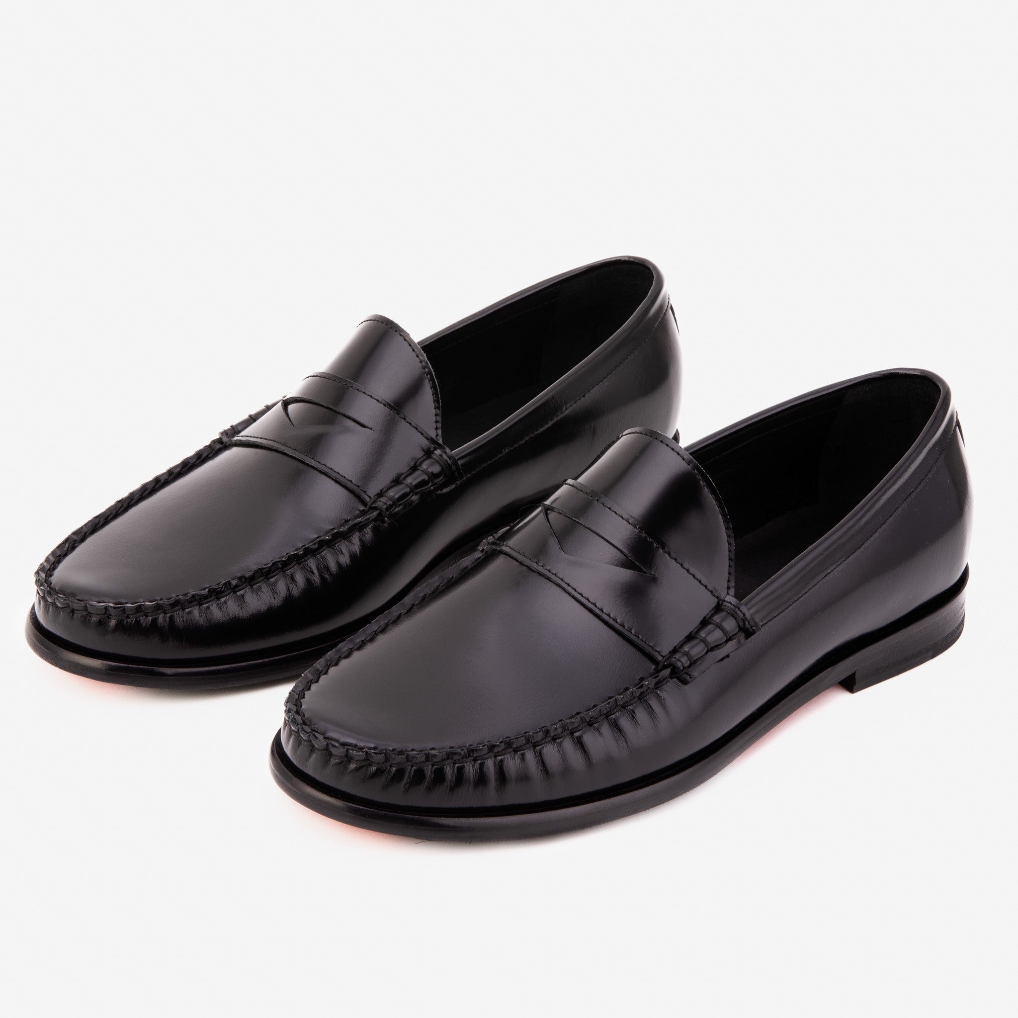 The Belmont Black Polished Leather Loafer Exclusive Style