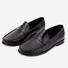 The Belmont Black Polished Leather Loafer Exclusive Style