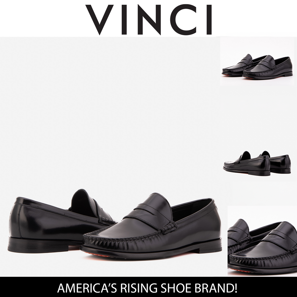 The Belmont Black Polished Leather Loafer Exclusive Style