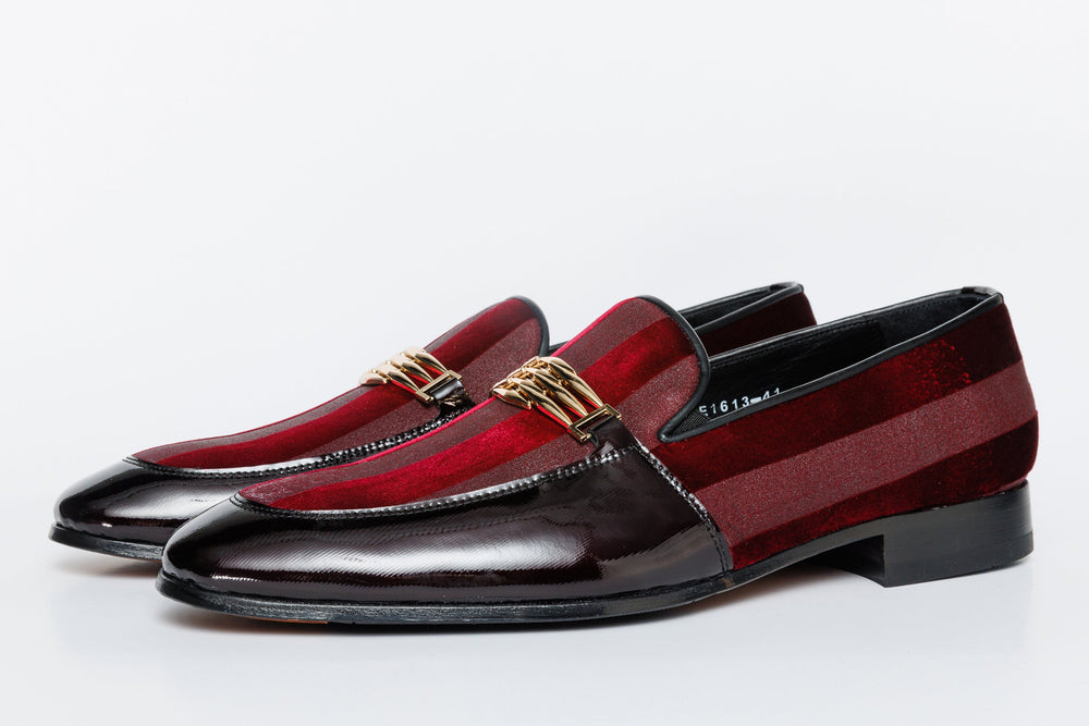 The Pontalto Leather Shoe Burgundy Bit Loafer Universal Fit
