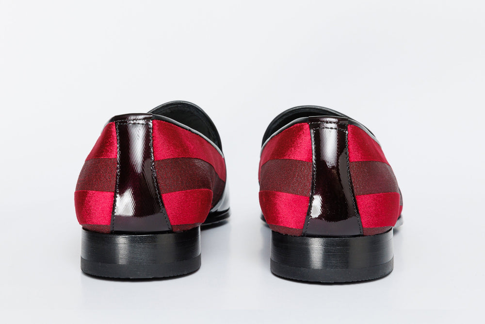 The Pontalto Leather Shoe Burgundy Bit Loafer Universal Fit