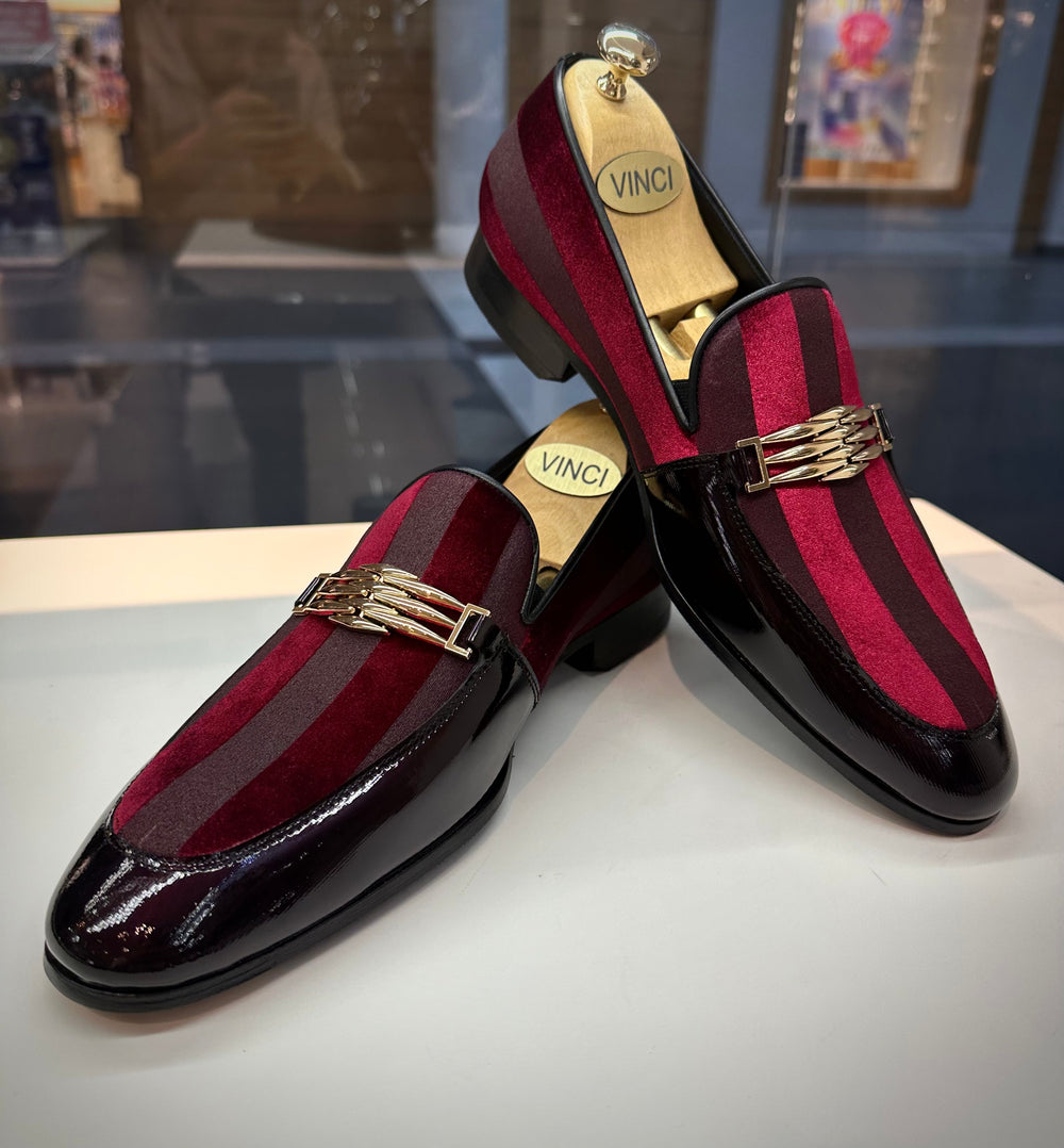 The Pontalto Leather Shoe Burgundy Bit Loafer Universal Fit