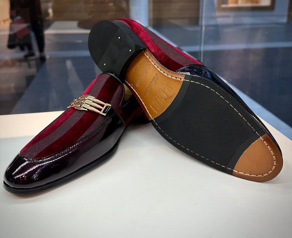 The Pontalto Leather Shoe Burgundy Bit Loafer Universal Fit