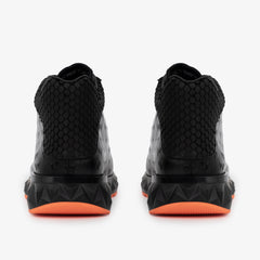 The Caesars Black Leather High-Top Sneaker For Sale