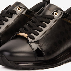 The Cenova Black Gold Leather Sneaker All New