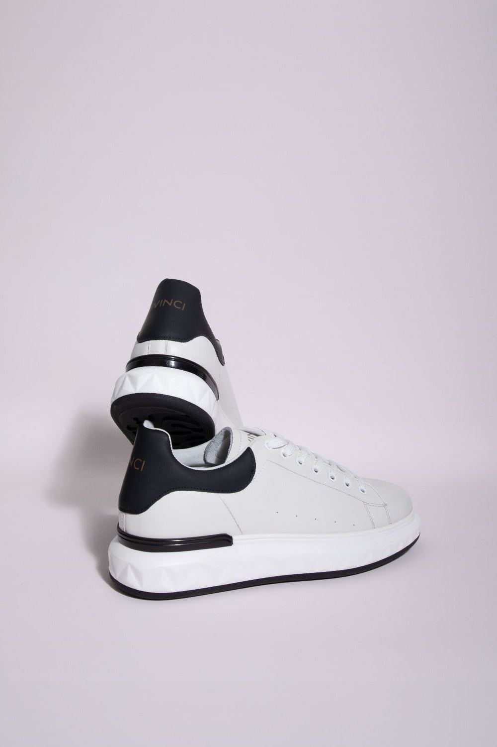 The Linq White Leather Sneaker On Sale