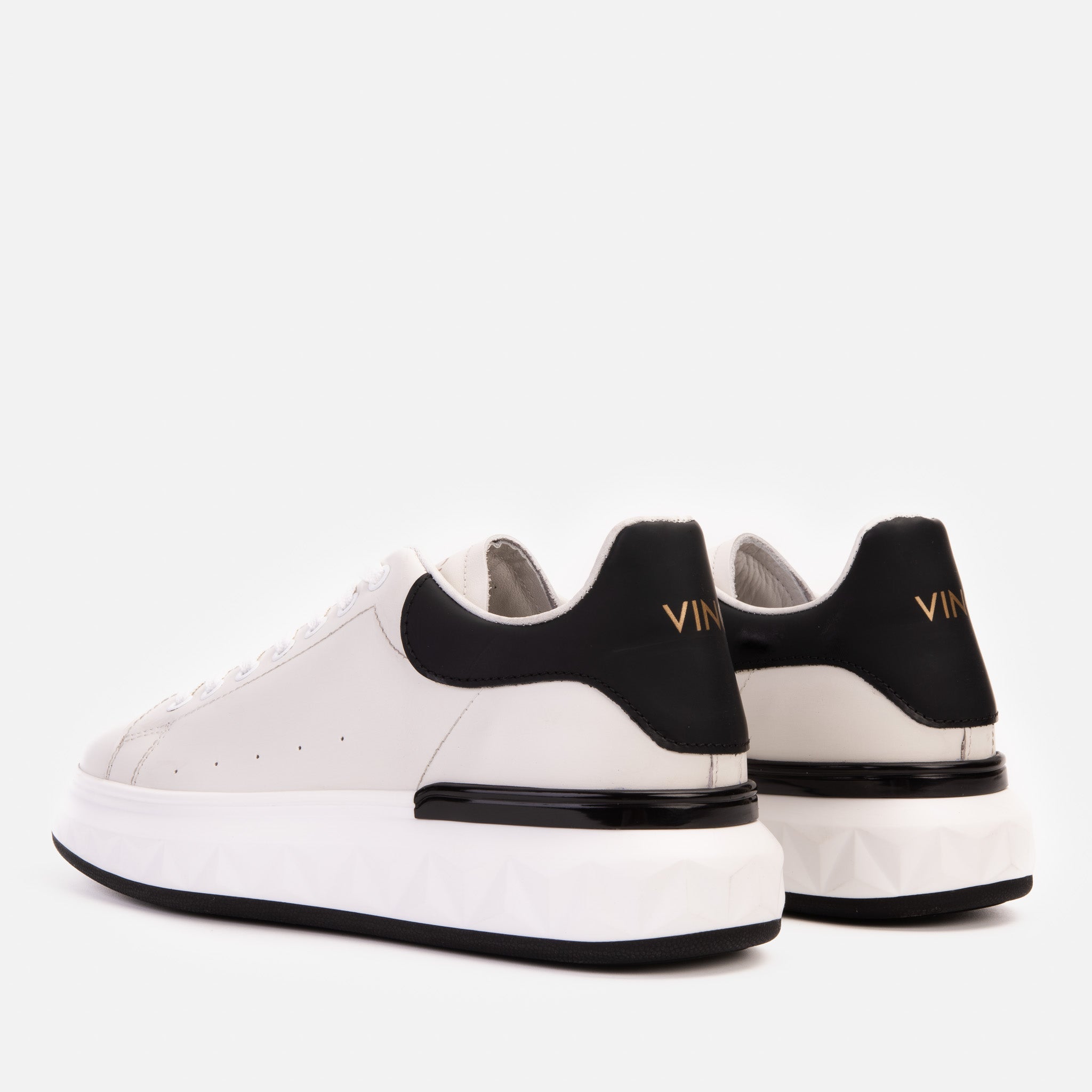 The Linq White Leather Sneaker On Sale