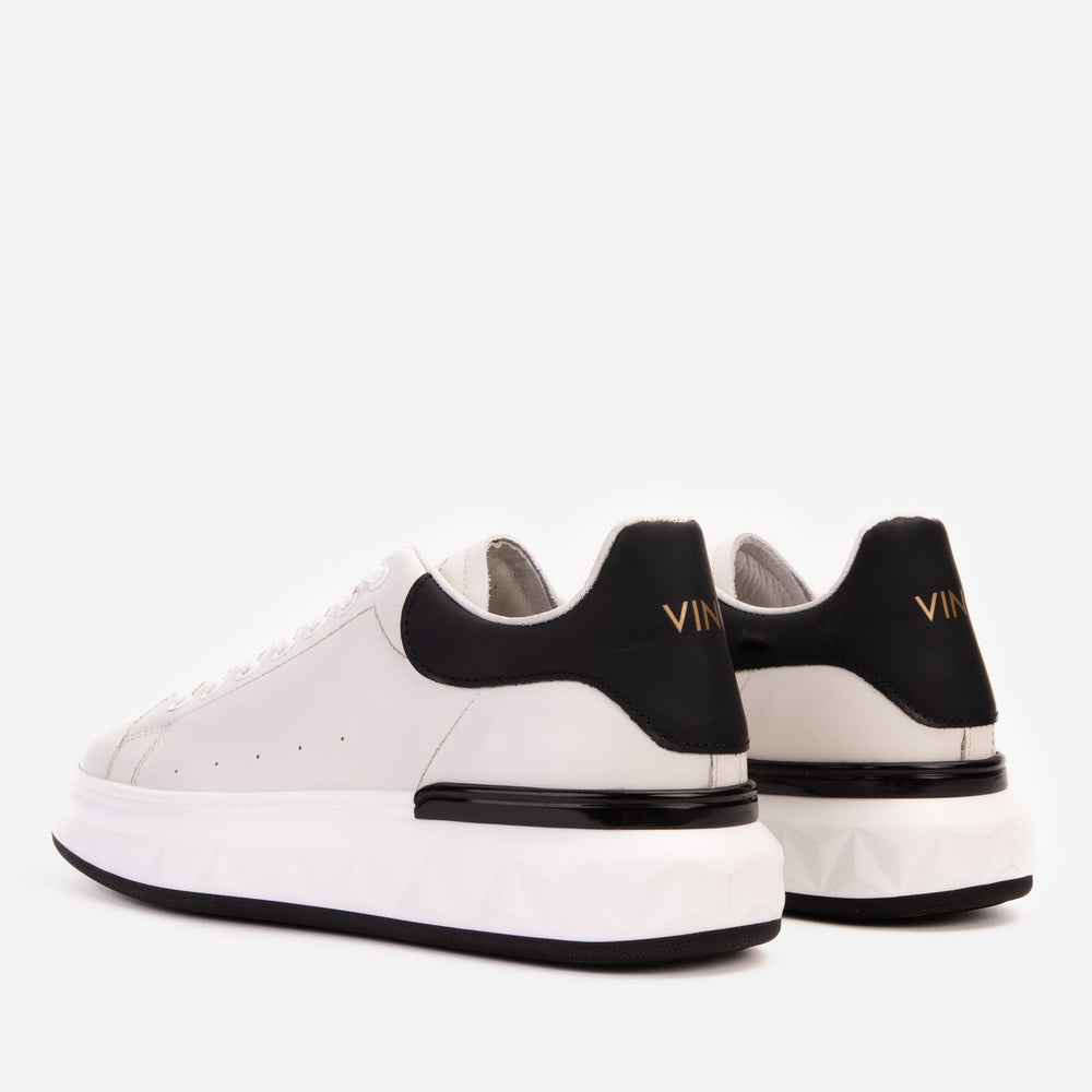 The Linq White Leather Sneaker On Sale