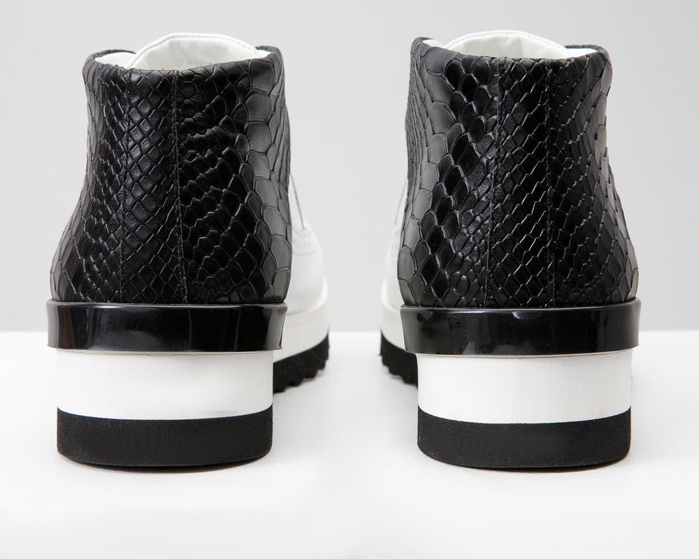 The Kagan White Wingtip Chukka Sneaker Boot All New