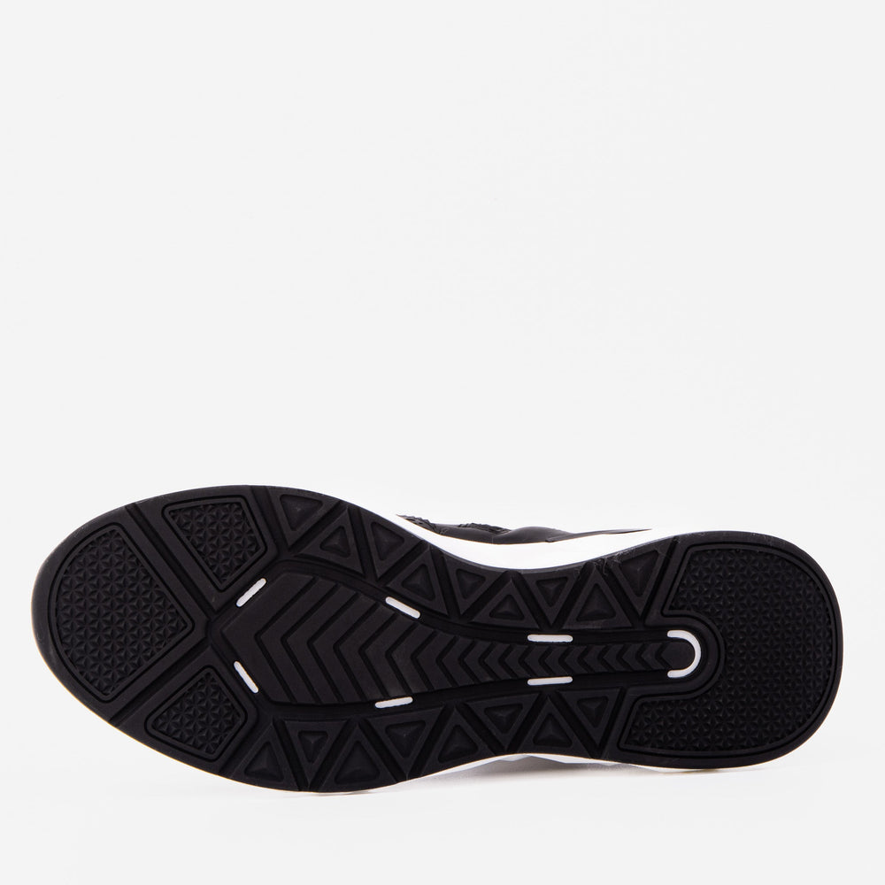 The Stealth Wingtip Buckle Black Leather Boot Exclusive Style