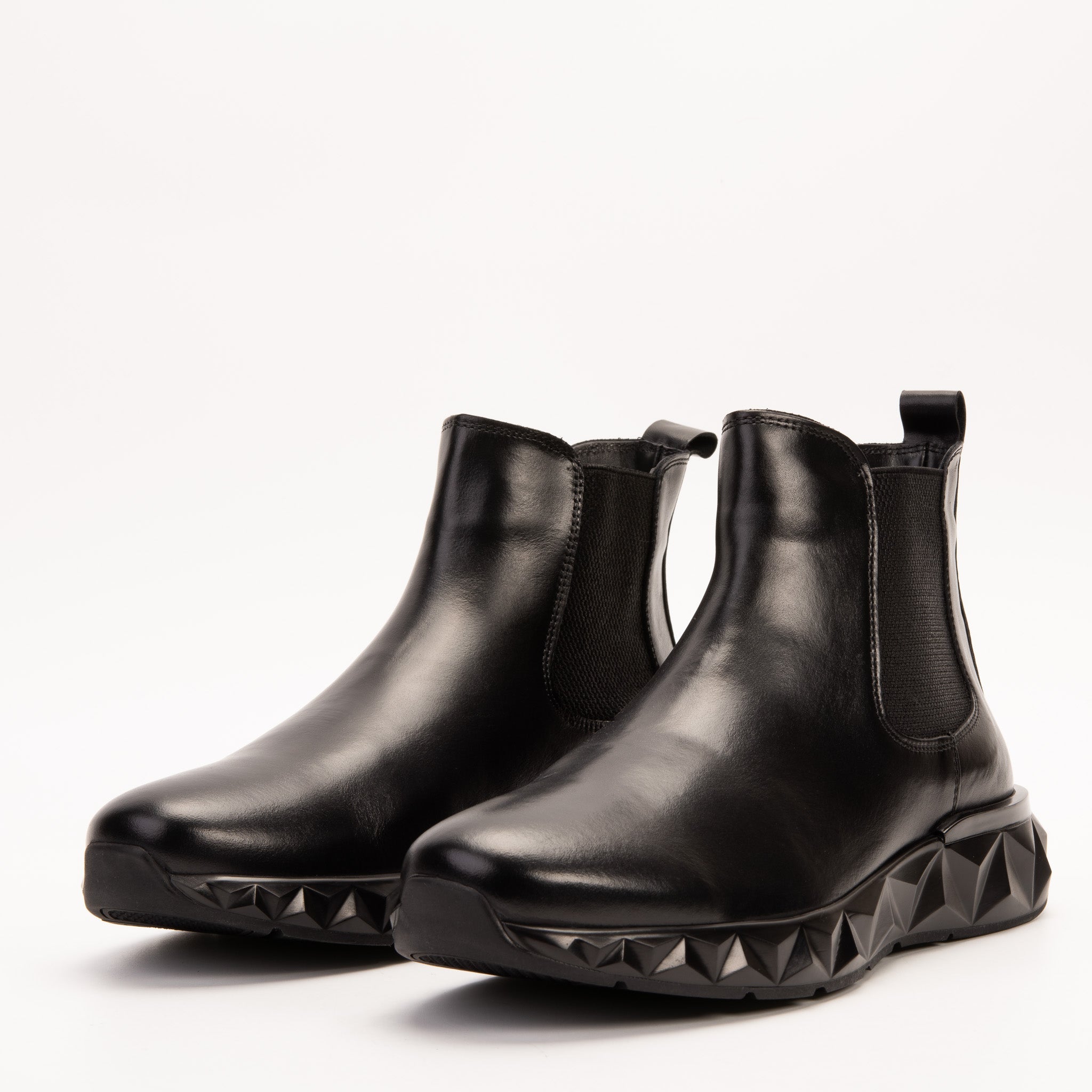 The Apex Black Leather Chelsea Boot All New