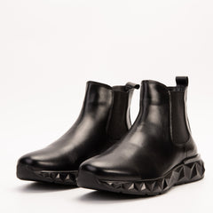 The Apex Black Leather Chelsea Boot All New