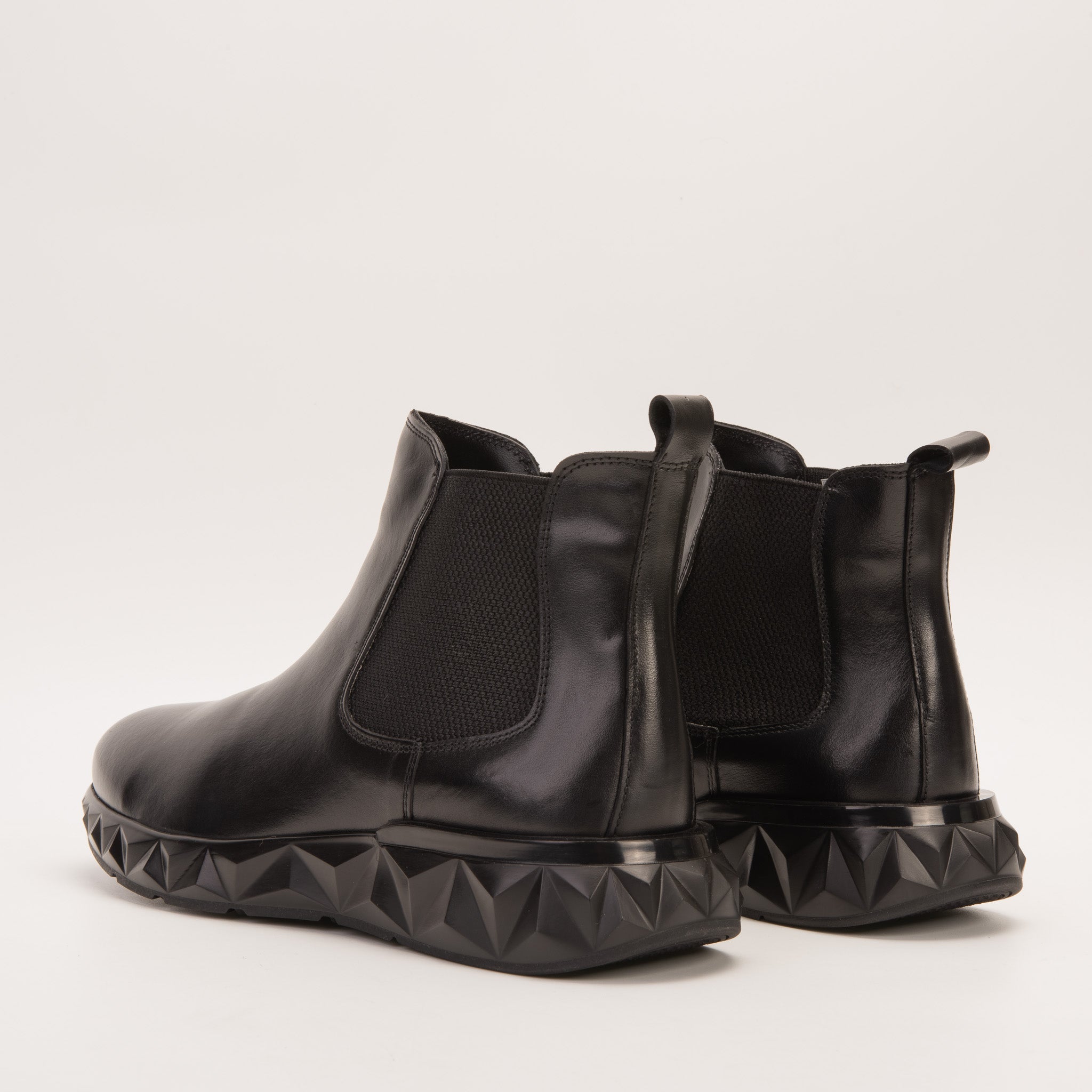 The Apex Black Leather Chelsea Boot All New