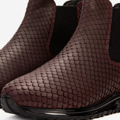 The Panther Burgundy Leather Chelsea Boot Universal Fit