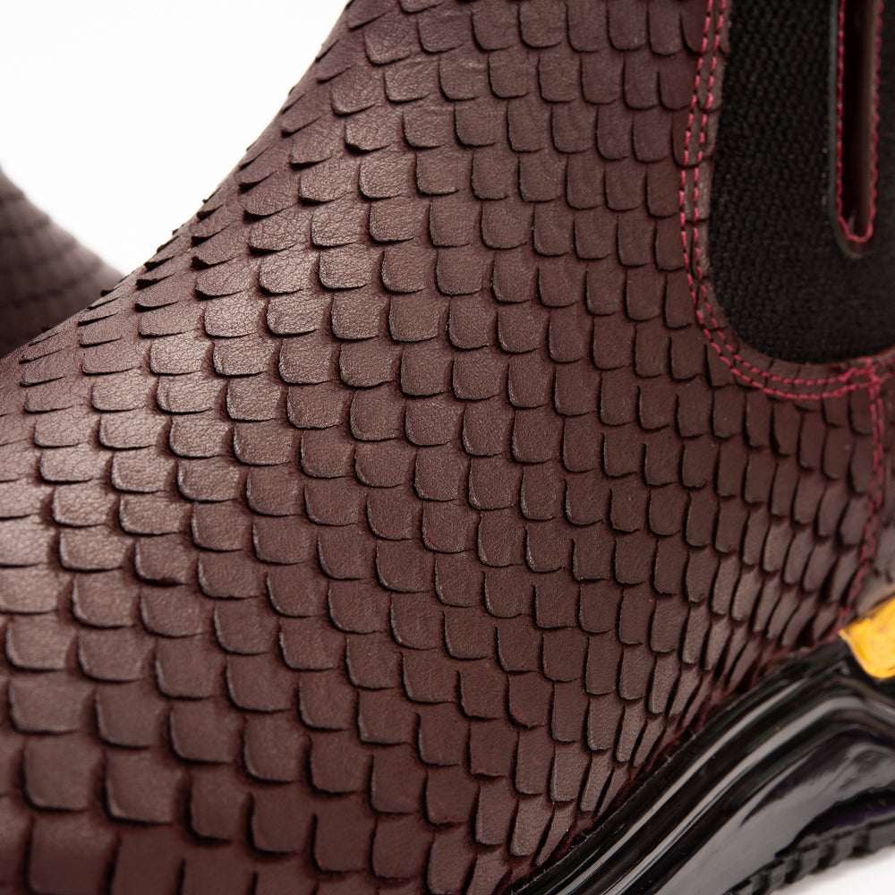 The Panther Burgundy Leather Chelsea Boot Universal Fit