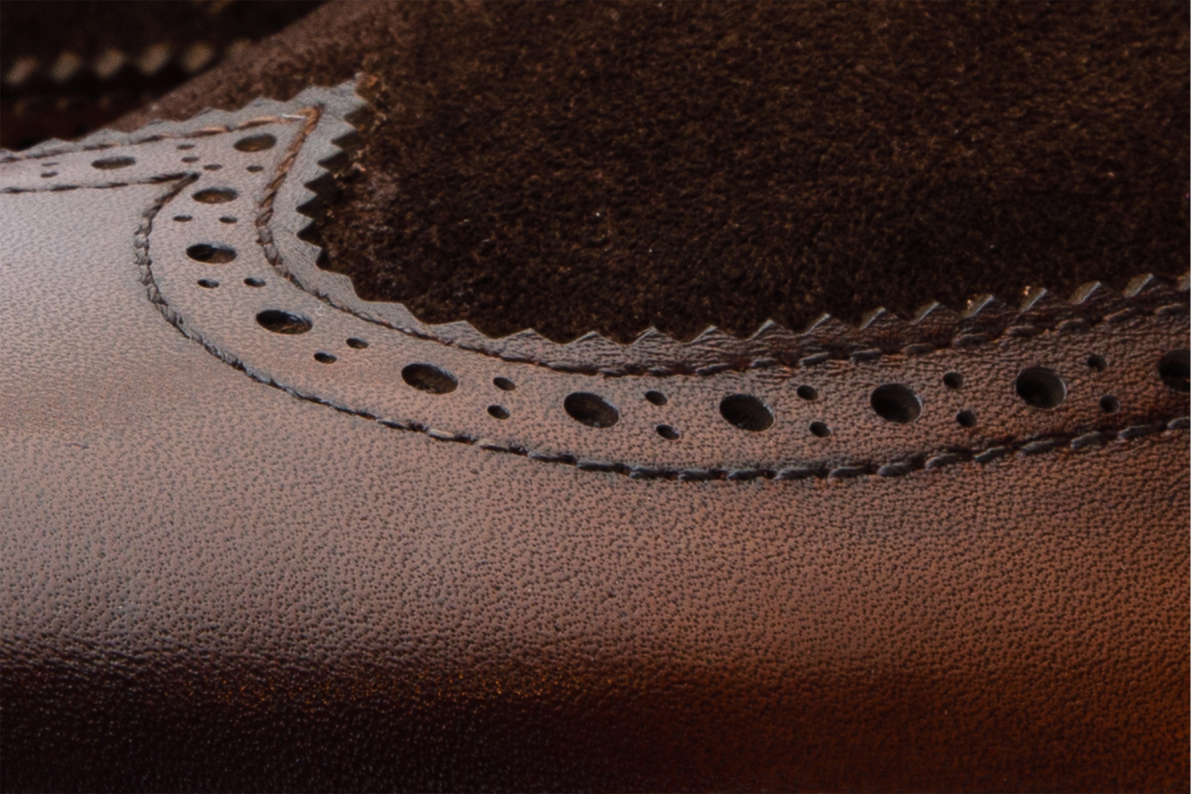 The Albus Brown Leather Suede Double Strap Monk Brogue Boot Fine Craftsmanship