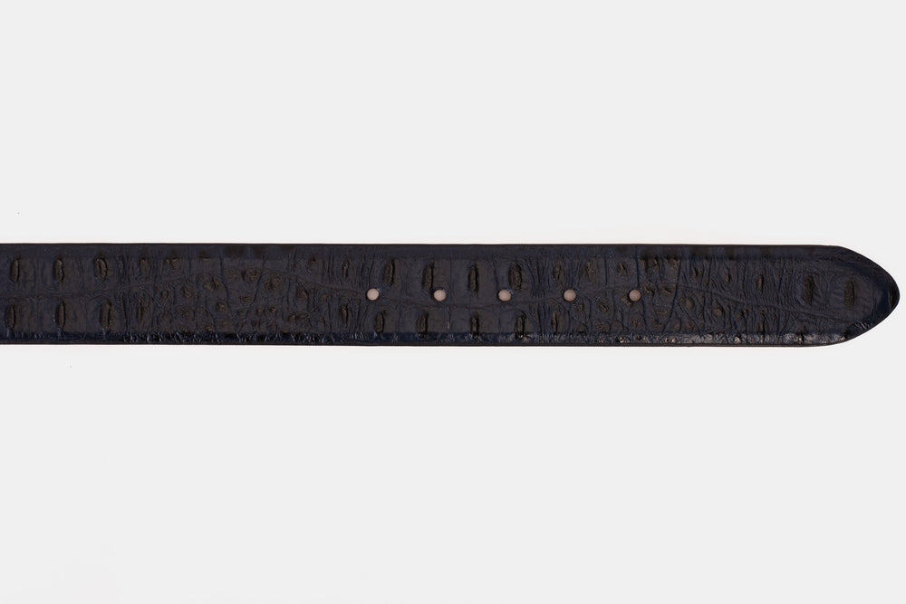 The Savamala  Blue Leather Belt On Sale
