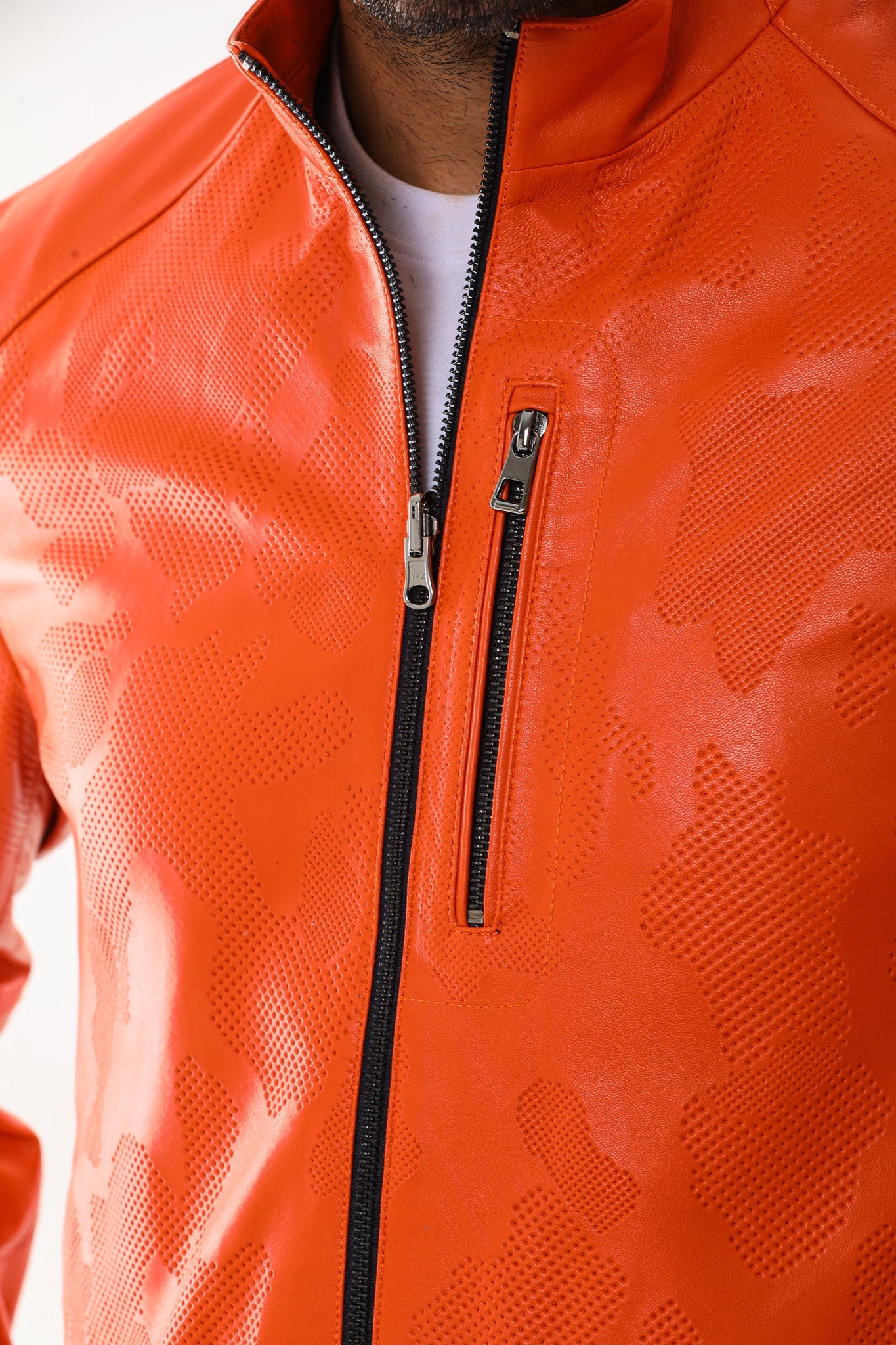 The Como Reversible Leather Bomber Jacket Fine Craftsmanship