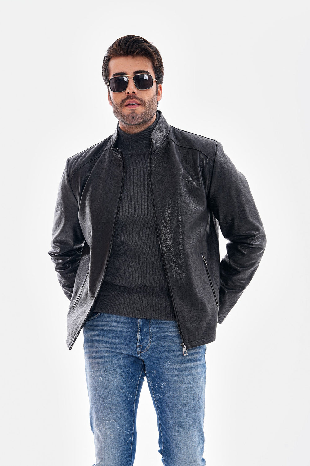 The Varden Black Leather Jacket Exclusive Style
