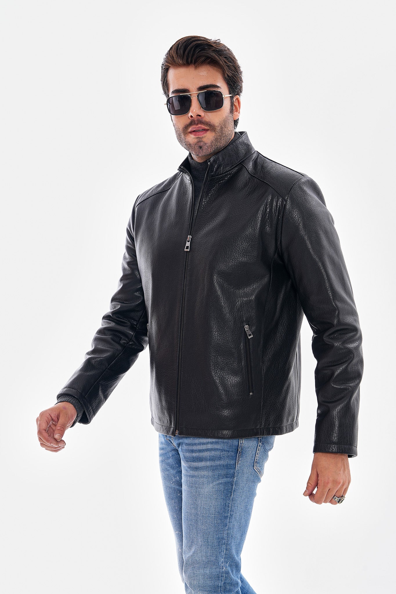 The Varden Black Leather Jacket Exclusive Style