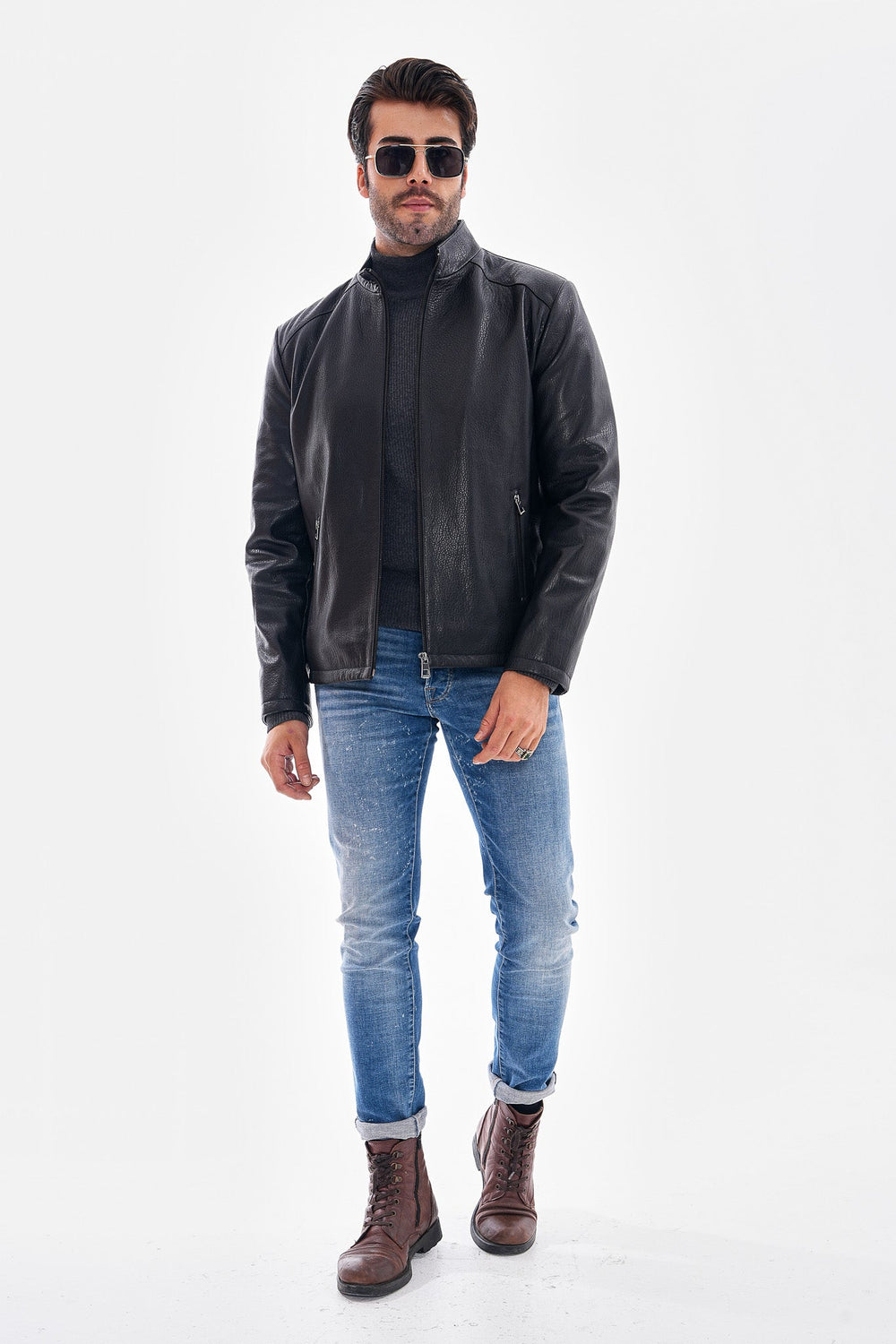 The Varden Black Leather Jacket Exclusive Style
