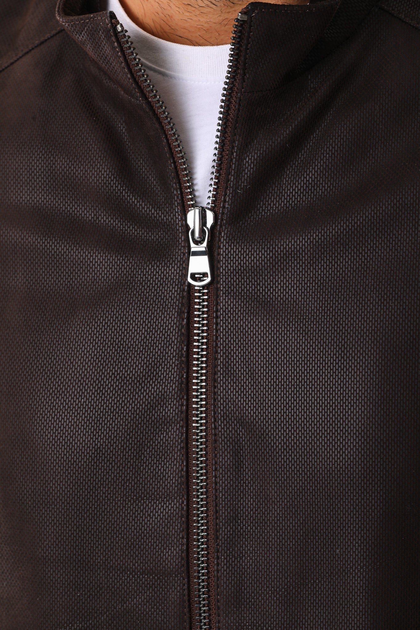 The Modena Matte Espresso Leather Jacket On Sale