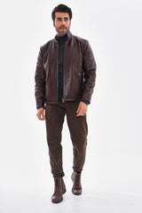 The Varden Chocolate Brown Leather Jacket All New
