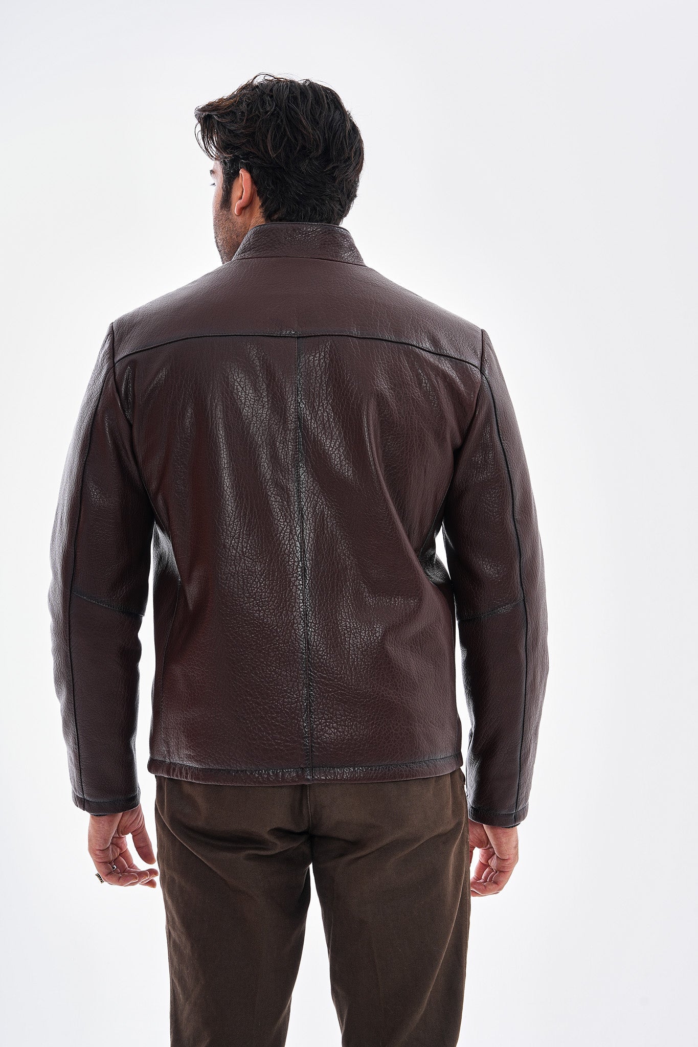The Varden Chocolate Brown Leather Jacket All New