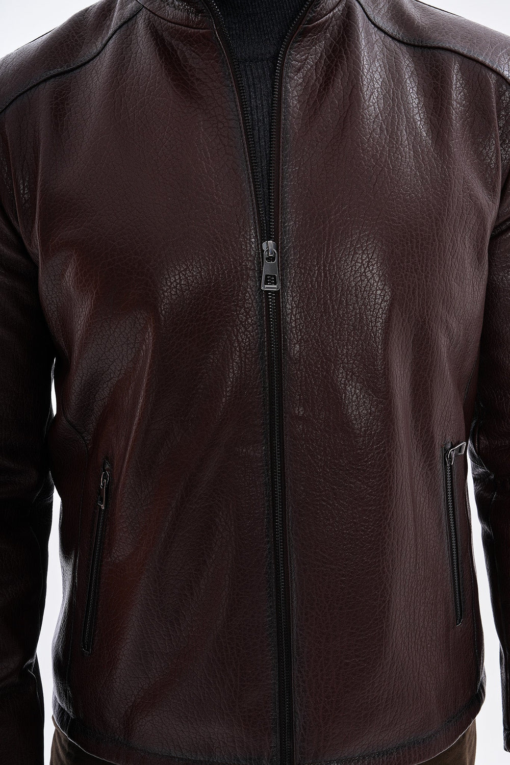 The Varden Chocolate Brown Leather Jacket All New