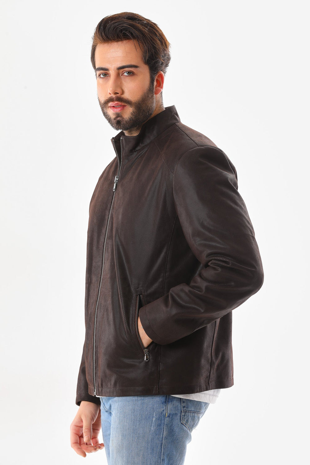 The Varden Brown Leather Jacket Fine Craftsmanship
