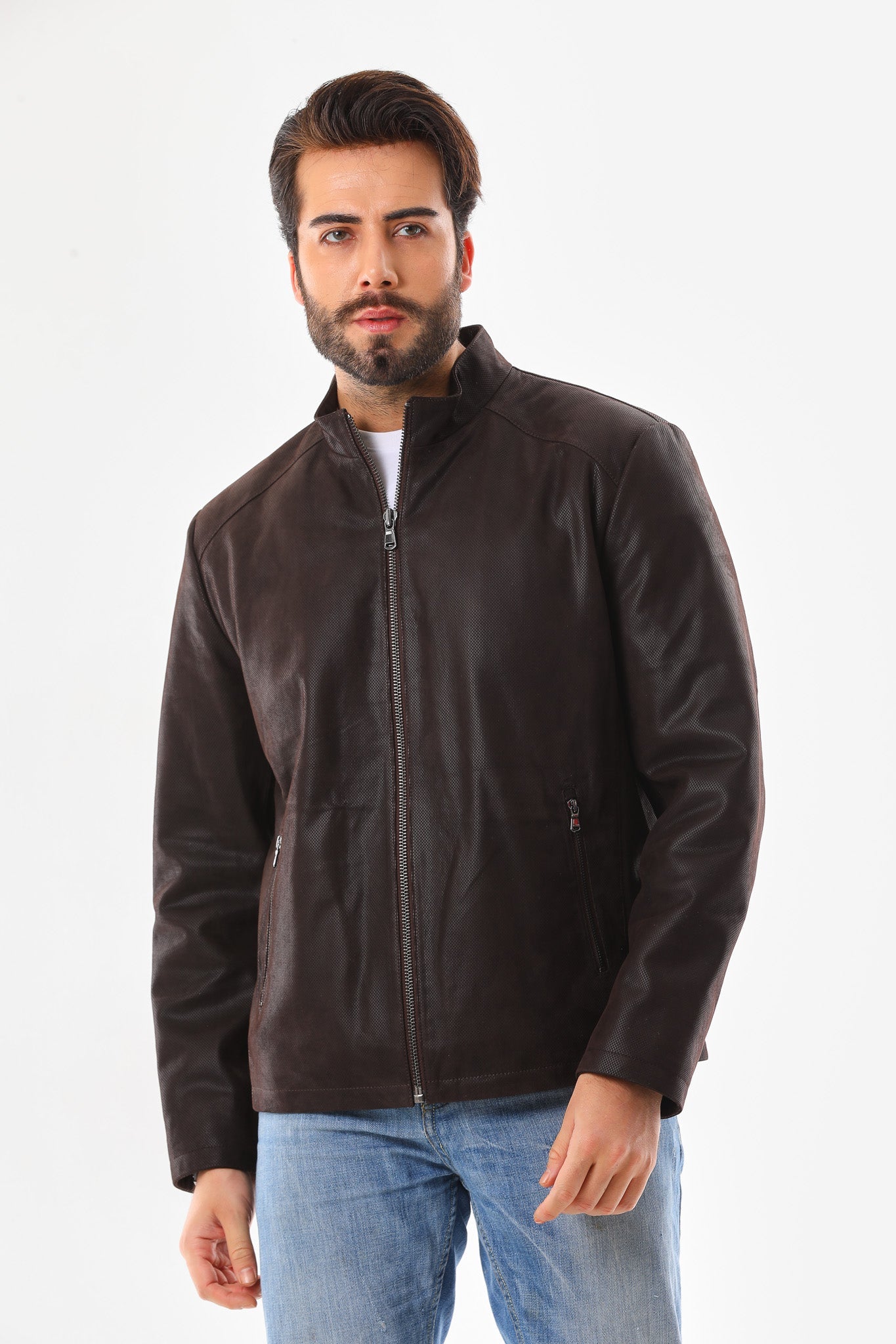 The Varden Brown Leather Jacket Fine Craftsmanship