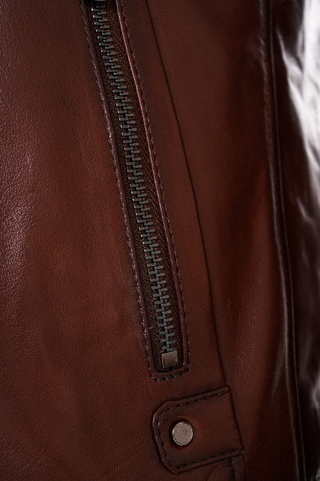 The Falcon Cognac Brown Smooth Leather Jacket Exclusive Style