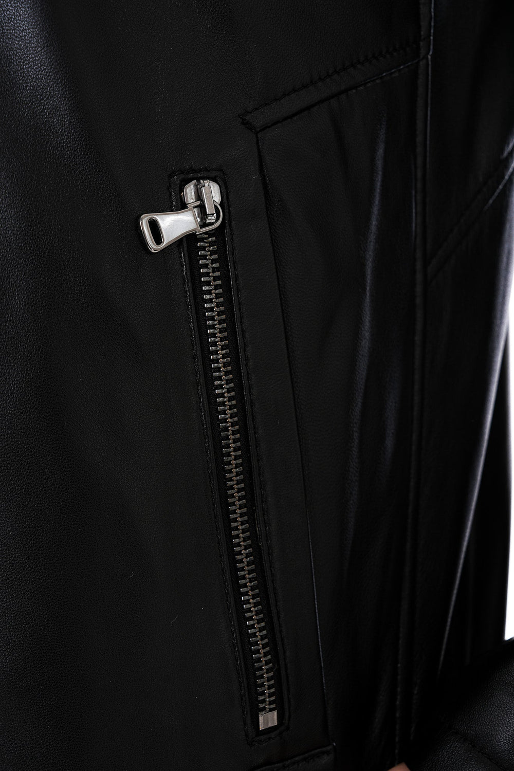 The Falcon Black Smooth Leather Jacket All New