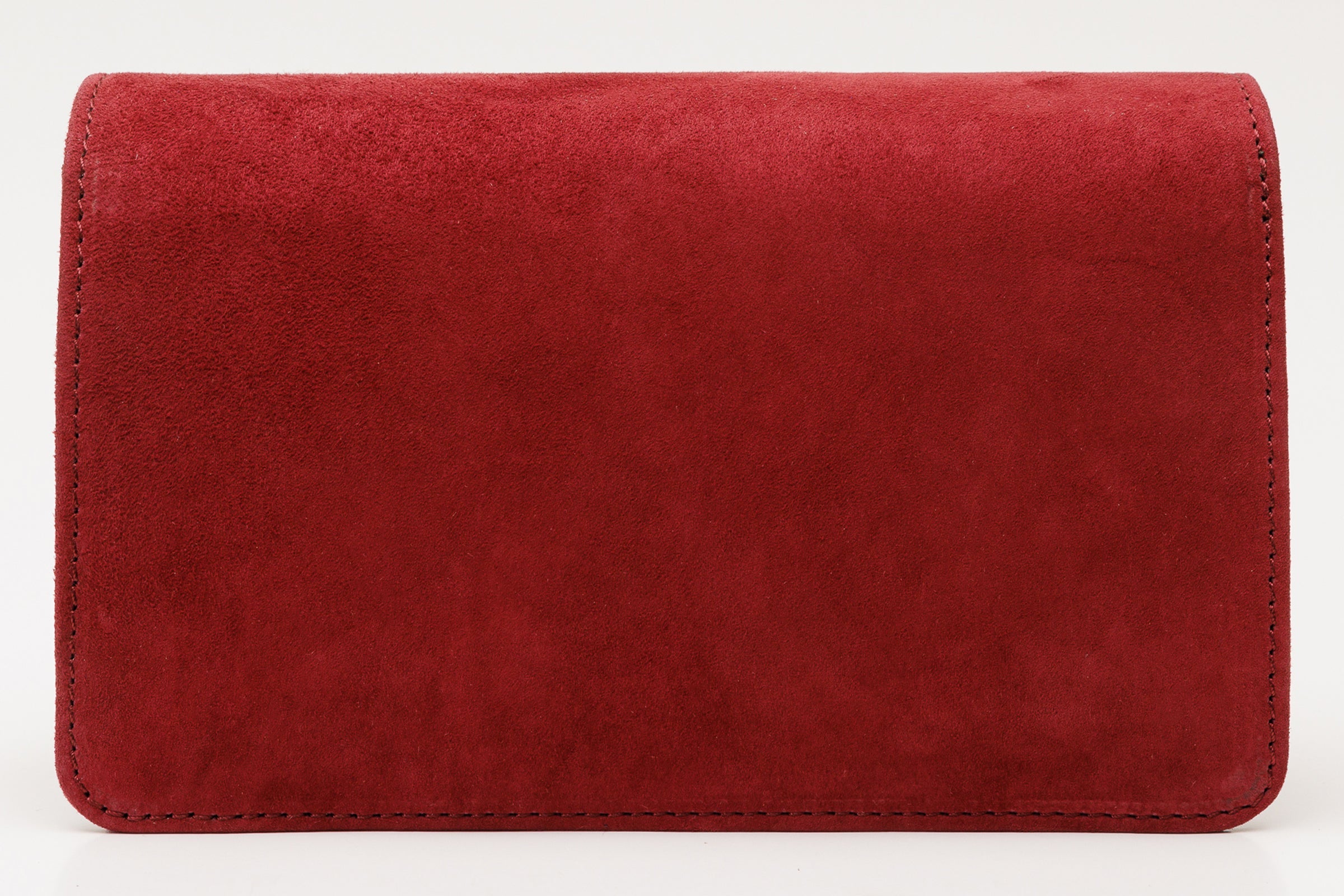 The California Burgundy Suede Leather Handbag Universal Fit