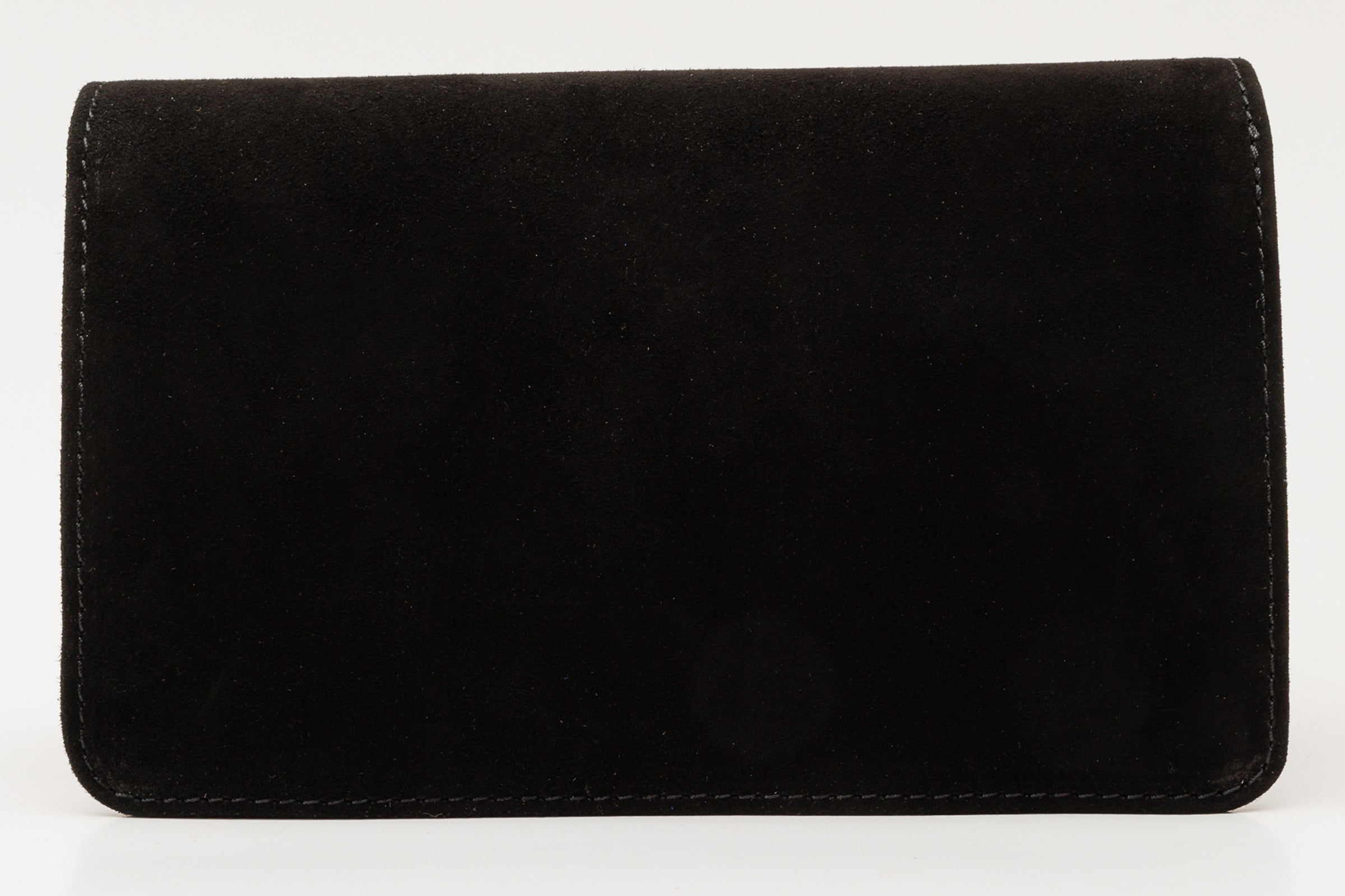 The California Black Suede Leather Handbag Exclusive Style