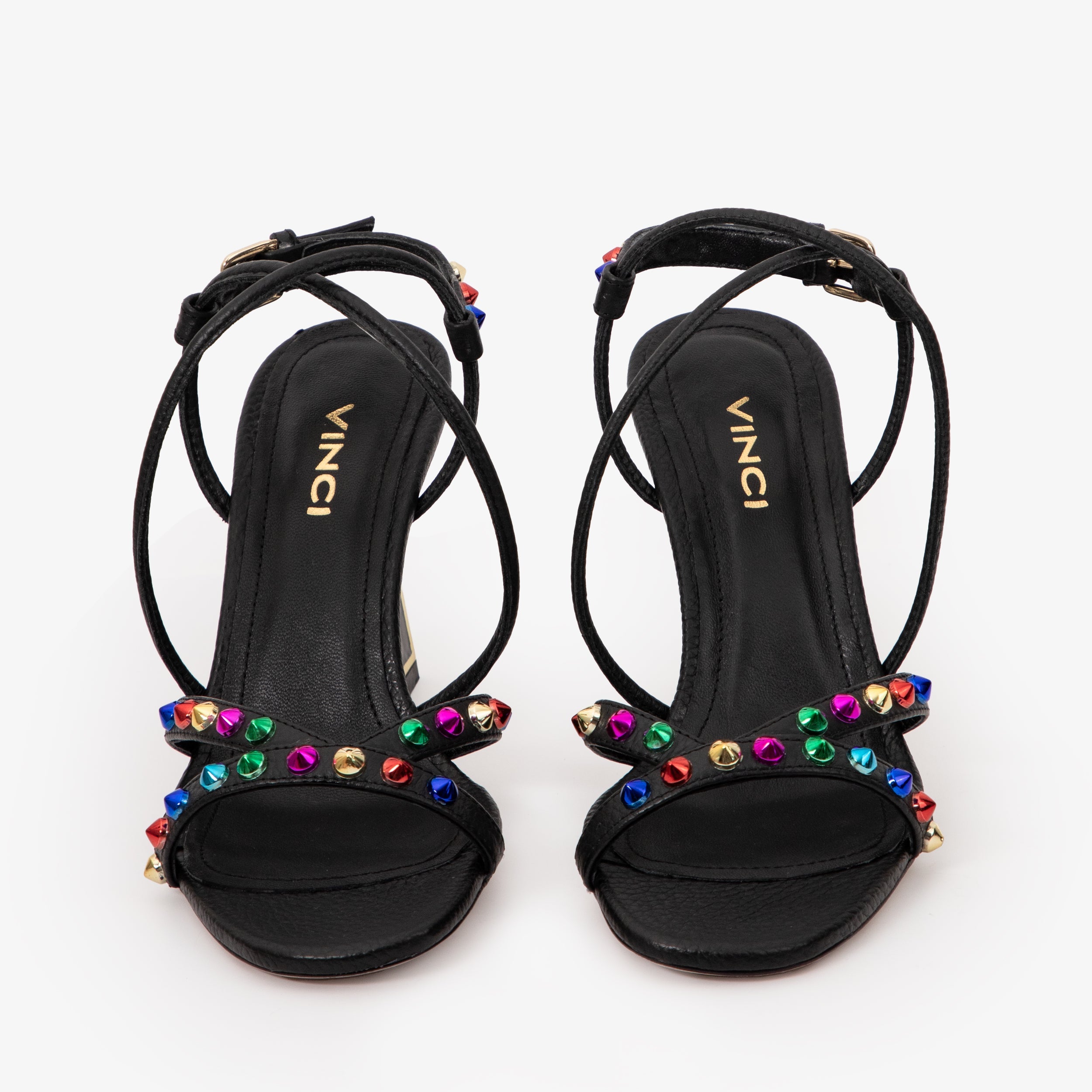The Aurora Black Leather Strappy Sandal Fine Craftsmanship