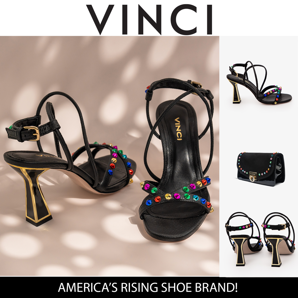 The Aurora Black Leather Strappy Sandal Fine Craftsmanship