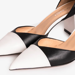 The Noella Black Leather Sandal All New