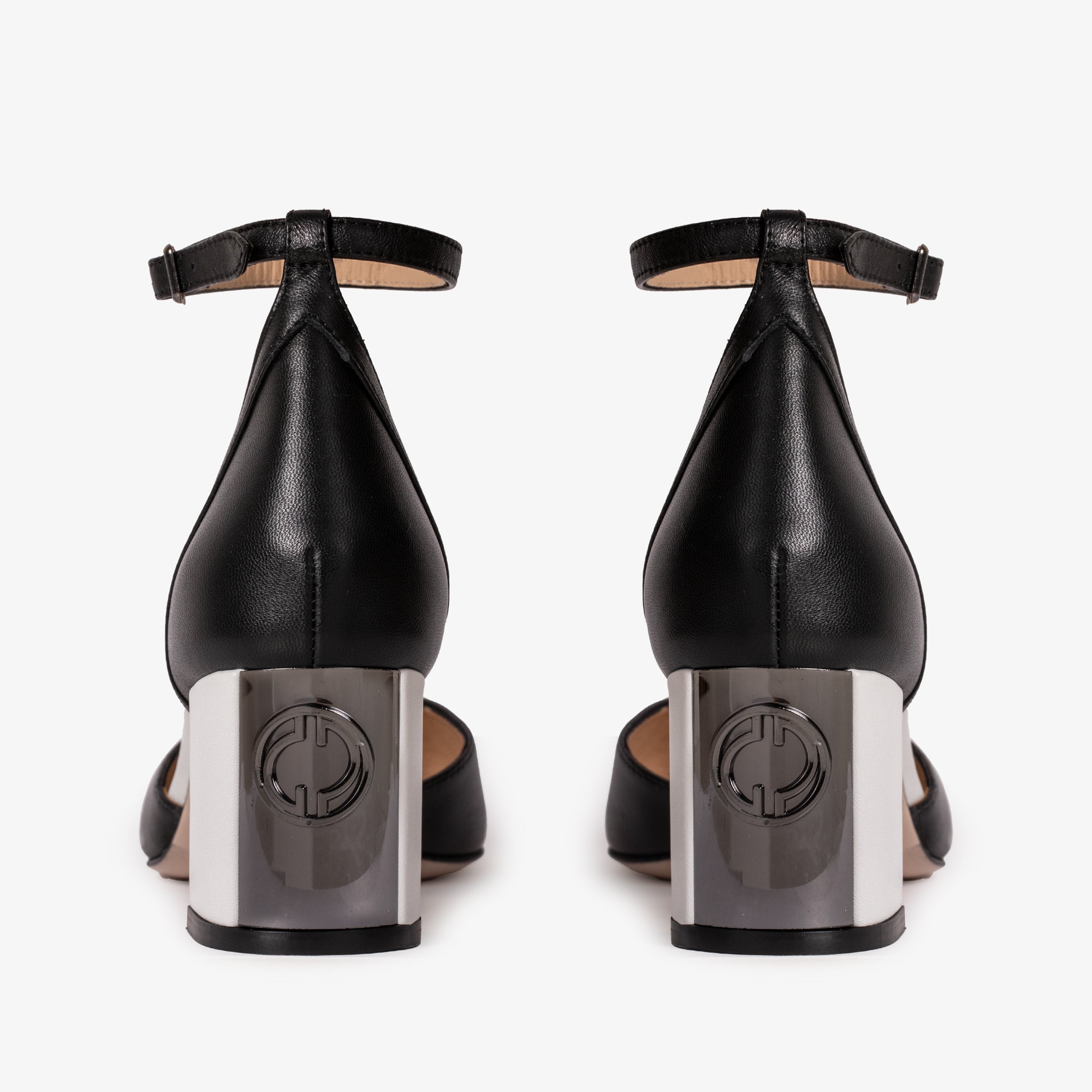 The Noella Black Leather Sandal All New