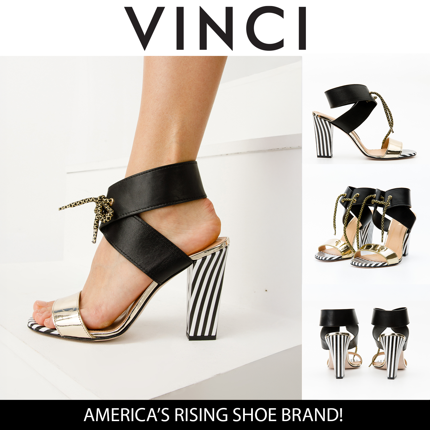 The Bloke Black Leather Ankle Strap Sandal Fine Craftsmanship