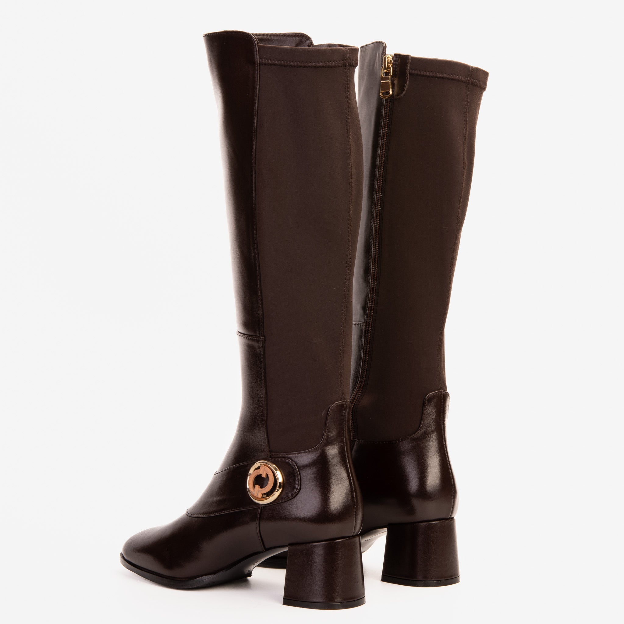 The Windsor Brown Leather Knee High Boot Fine Craftsmanship