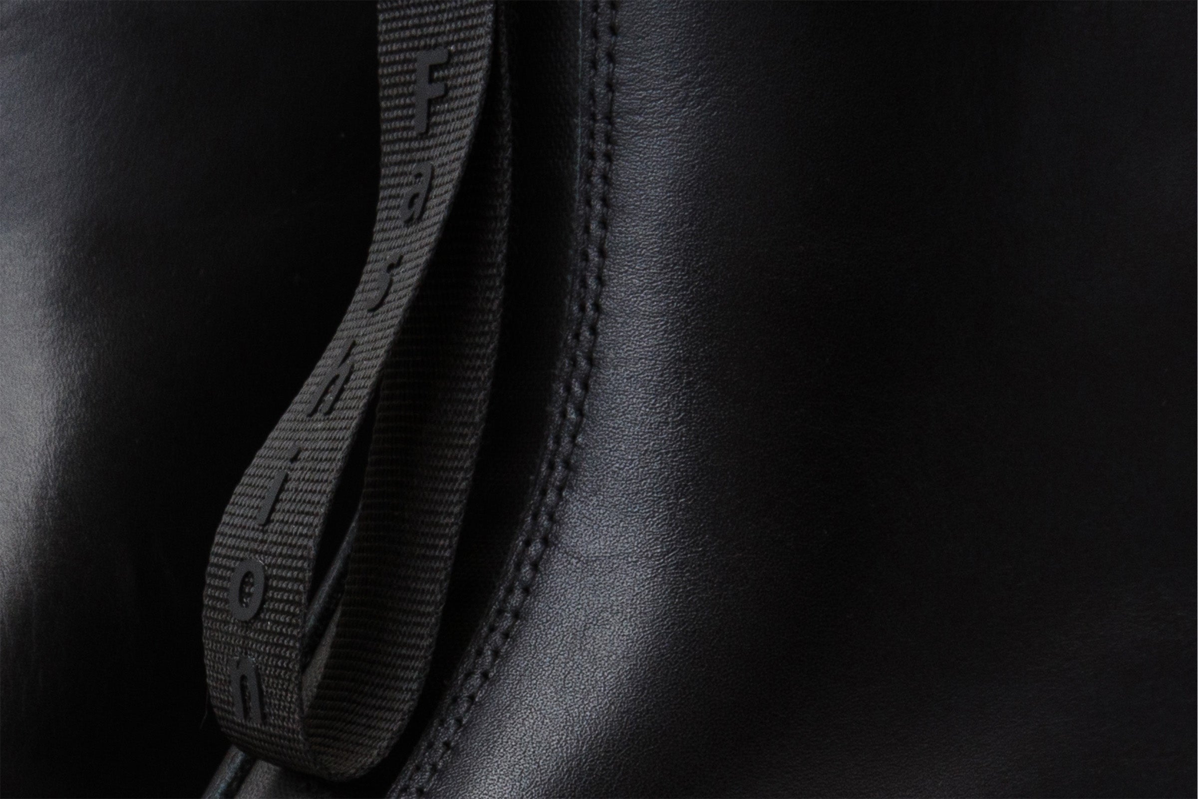 The Tackle Black Leather Block Heel Boot All New