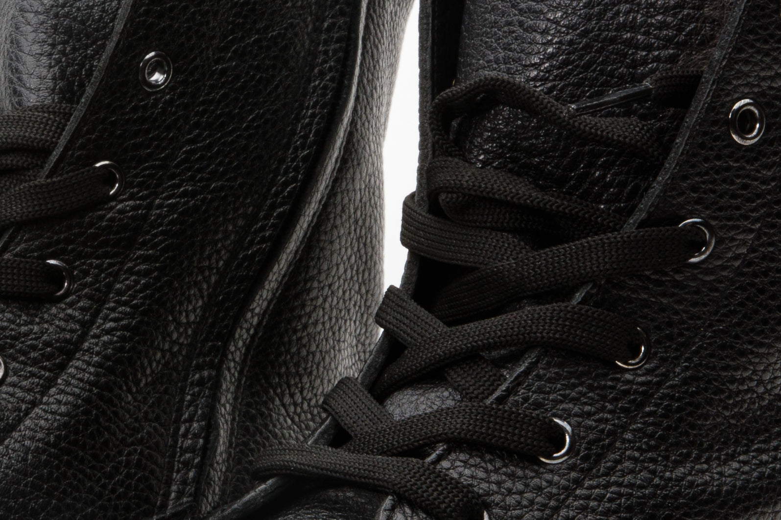 The Kajapati Black Leather Natural Fur Mid Calf Boot Exclusive Style