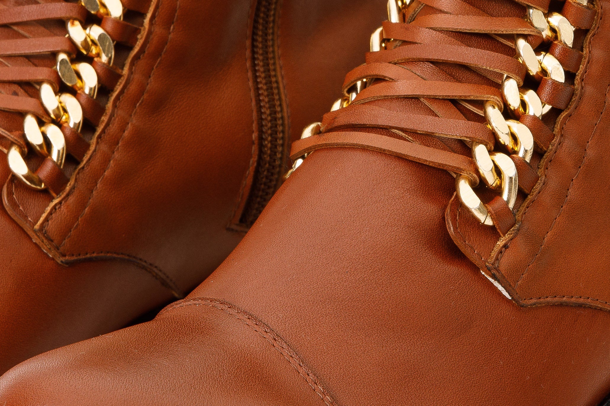 The Tuna Tan Leather Mid Calf  Boot Exclusive Style