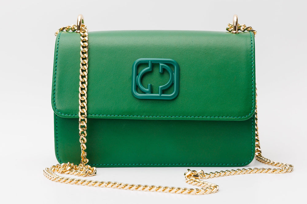 The Maneadero Green Leather Handbag All New