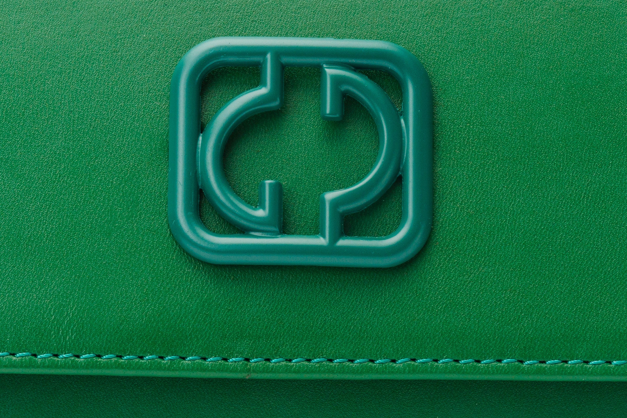 The Maneadero Green Leather Handbag All New
