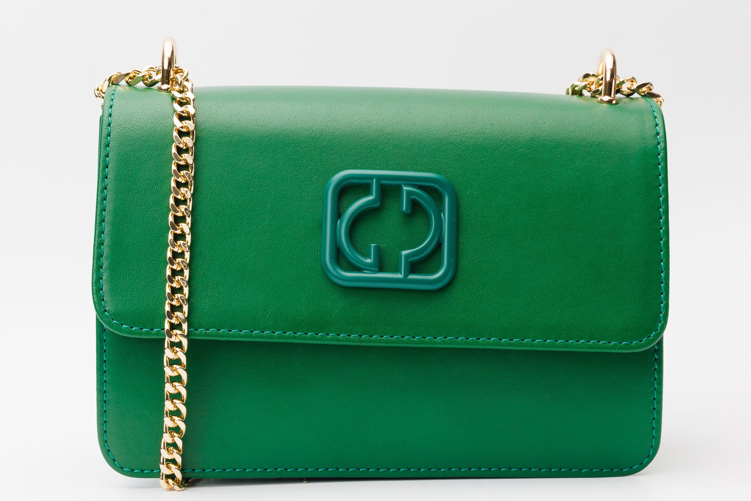 The Maneadero Green Leather Handbag All New
