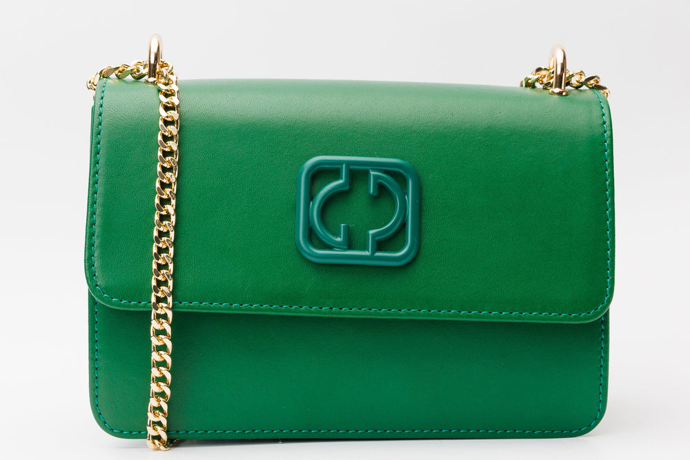 The Maneadero Green Leather Handbag All New