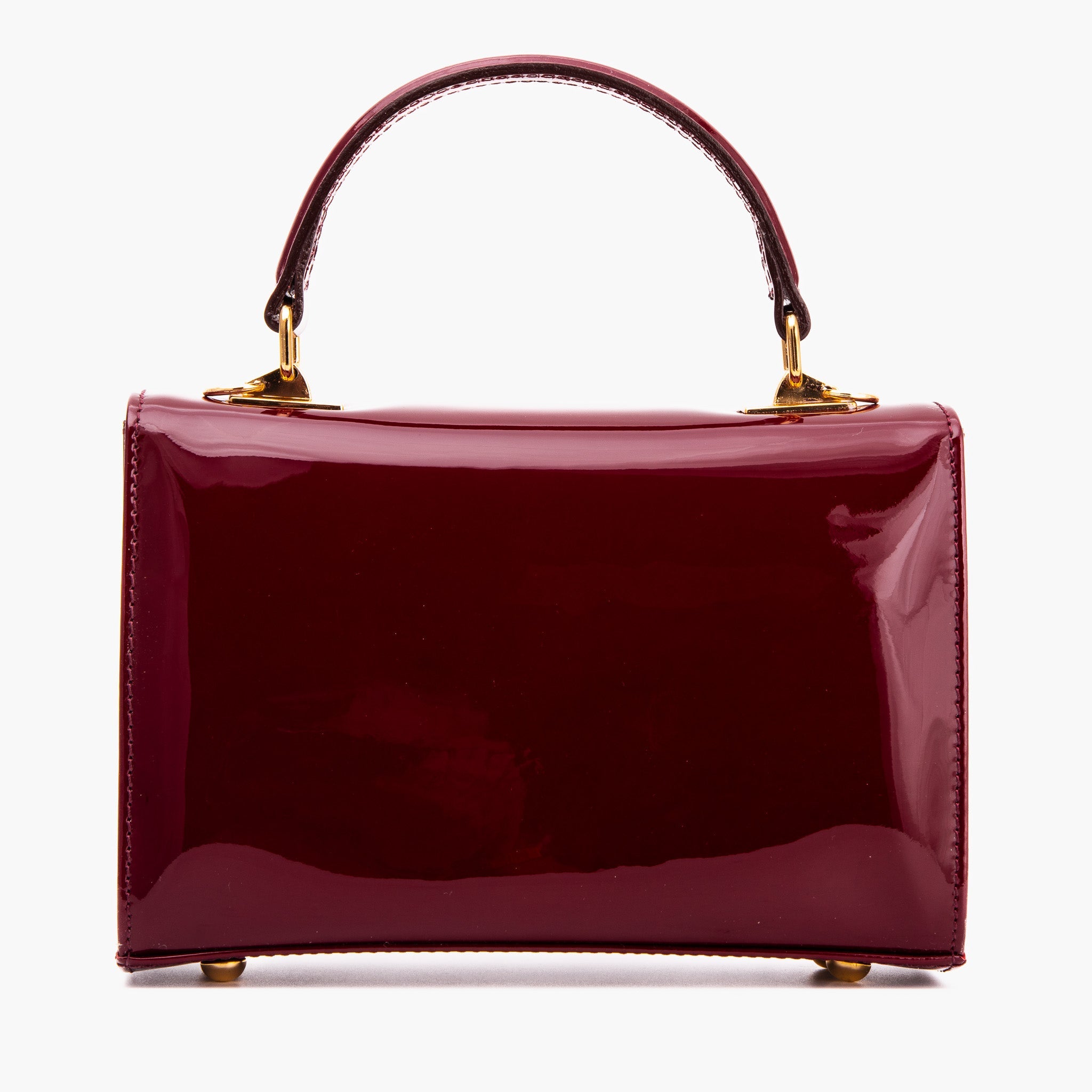 The Rosalinda Burgundy Leather Handbag Universal Fit